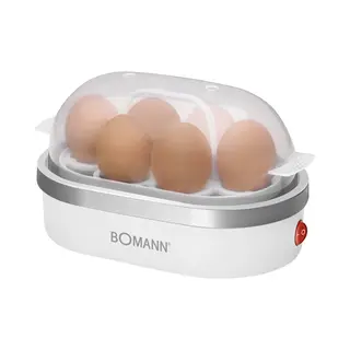 Bomann Ek 5022 Cb 6 Eier 400 W Silber, Transparent, Weiß