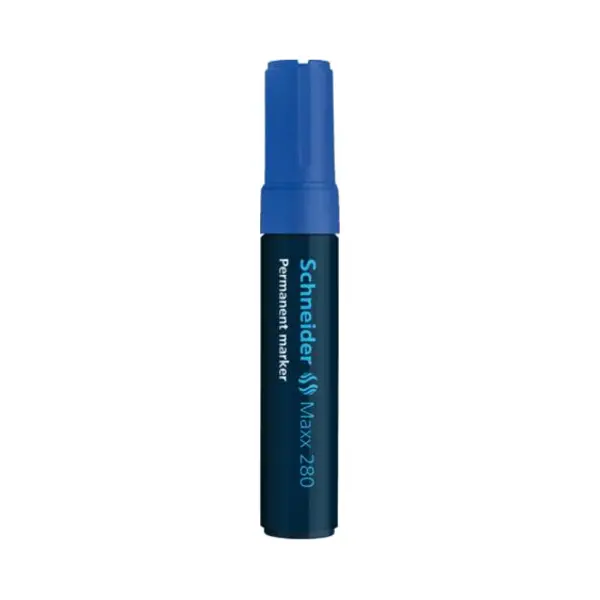 Schneider Schreibgeräte Maxx 280 Permanent-Marker Meißel Blau thumbnail