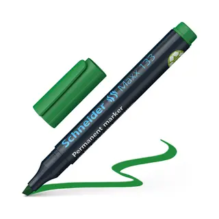 Schneider Schrijfwaren Schneider Permanent Marker - Maxx 133 - Beitelpunt - Groen - S-113304