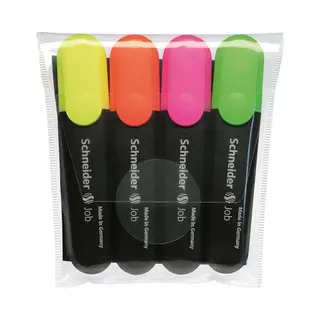 Schneider, Marker, Textmarker 150 (Sortiert, 5 mm, 4 x)