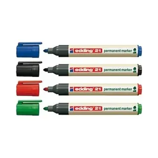 Edding EcoLine 21 permanente marker Rood 10 stuk(s)