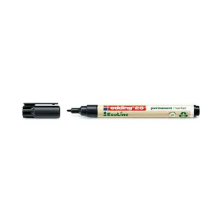 Edding 25 EcoLine permanent marker Bullet tip Black