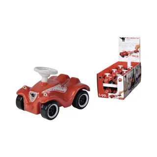 Big Spielzeug-Auto Mini-Bobby-Car Classic, Rückziehauto Rot Kunststoff Rückzugmotor