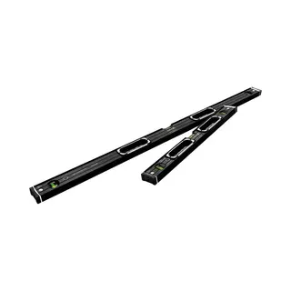 Stabila Messgeräte Stabila Dark Shadow 2 Piece Type 196-2 Spirit Level Set 610mm & 1220mm