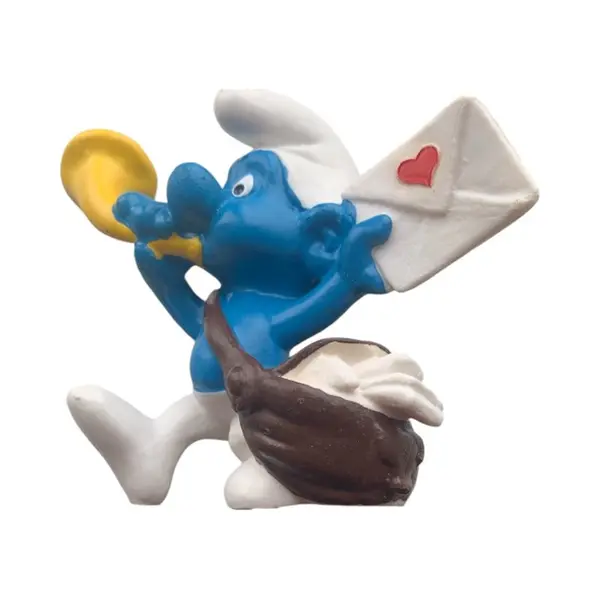 Postbode Smurf - Speelfiguurtje - De Smurfen - Schleich thumbnail