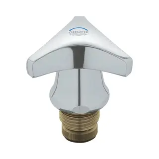 Grohe, Sanitair Installatiemateriaal, Top 1/2" Trecorn Handvat Merk Blauw Chr