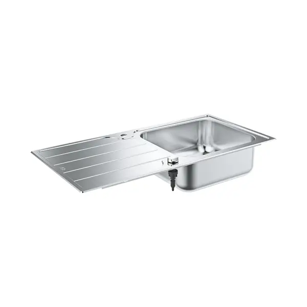 Grohe K500 Aufliegender Becken Rechteckig Edelstahl thumbnail