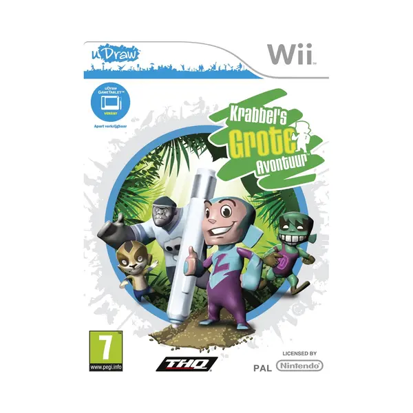 Nintendo Nintendo Wii U Nintendo Wii - Udraw - Krabbel's Grote Teken Avontuur thumbnail