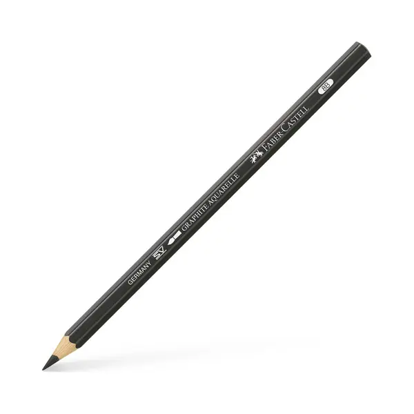 Faber-Castell Graphite Aquarelle Water-Soluble Single Pencil, 8B 1 Count (Pack Of 1), F117808 thumbnail