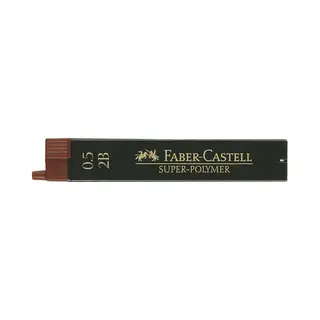 Faber-Castell 120502 Bleimine 2B Schwarz