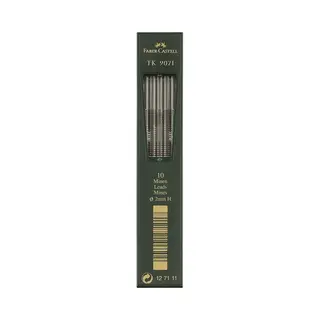 Faber-Castell 127112 Bleimine 2H Schwarz