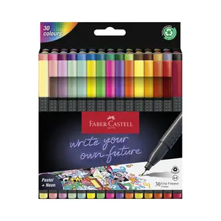 Faber-Castell 151630 Fineliner Fein Mehrfarbig 15 Stück(e)