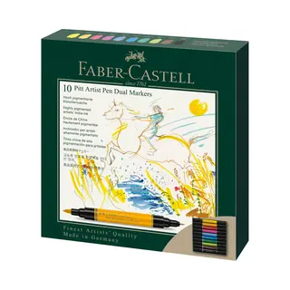 Faber-Castell 162010 marker 10 pc(s) Multicolour