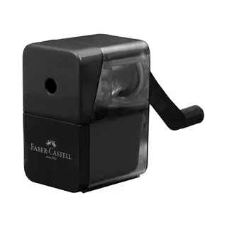 Faber-Castell 180984 Anspitzer Manueller Bleistiftspitzer Schwarz