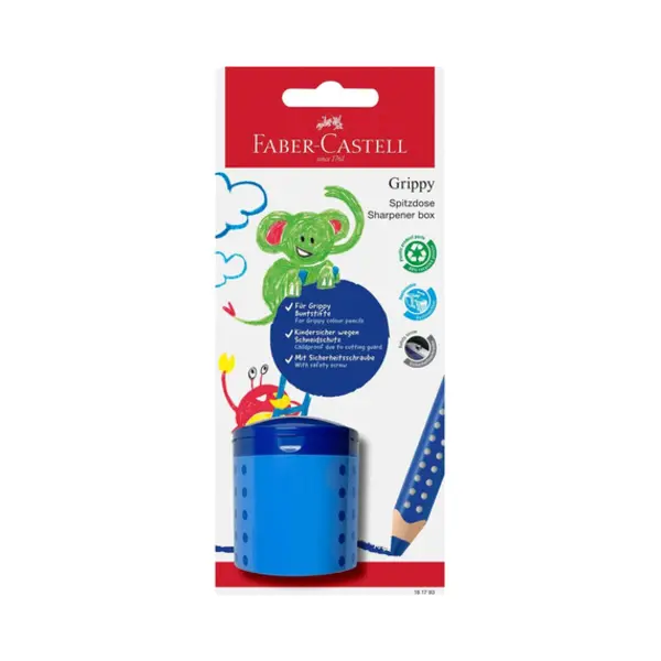Faber-Castell 181793 Anspitzer Manueller Bleistiftspitzer Blau thumbnail