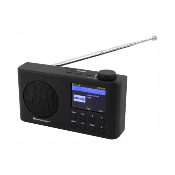 Soundmaster IR6500SW Radio Tragbar Analog & Digital Schwarz thumbnail