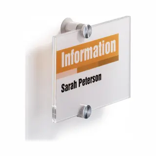 Durable Crystal Sign Transparent
