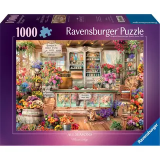 Ravensburger Legpuzzel - All Seasons Flowershop - 1000 Stukjes