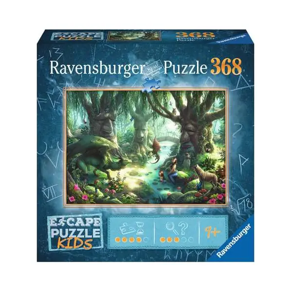 Ravensburger Escape Kids Zauberwald Konturenpuzzle 368 Stück Fantasy thumbnail