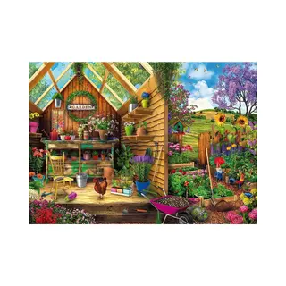 Ravensburger Blik in het tuinhuis