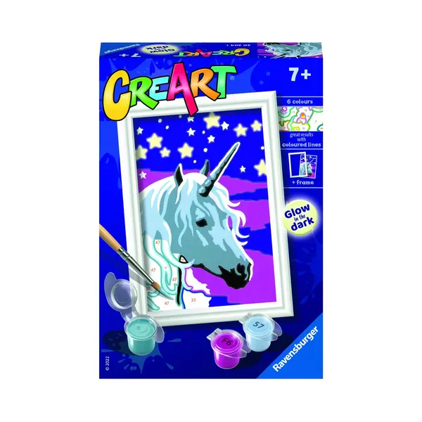 Ravensburger CreArt Malen Nach Zahlen - Einhorn Träumen thumbnail