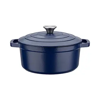 Gsw Blue Magic 20 Cm Marmite Blau 2, 2 Liter Gusseisen
