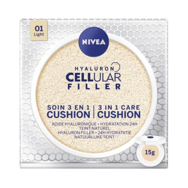 Nivea Hyaluron Cellular Filler 3 In 1 Care Cushion 01 Light | 15 G thumbnail