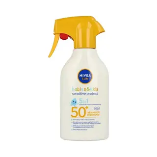 Nivea Sun Babies & Kids Sensitive Protect Zonnebrand Spray - Baby En Kind - Spf 50+ - Zonnespray - Eczeemgevoelige Huid - Parfumvrij - Waterbestendig