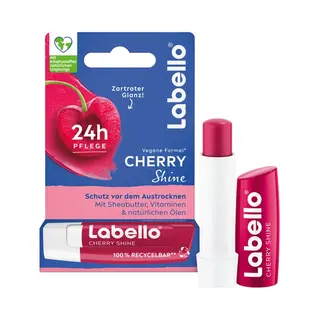 Labello Cherry Shine lipbalsem Lippenbalsem Vrouwen 4,8 g