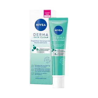 Nivea Derma Skin Clear Nacht Exfoliant 40 Ml