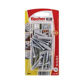 Fischer 90893 lamellendeuvel 15 stuk(s) Metaal, Kunststof Rond