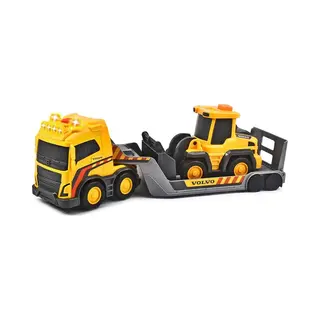 Dickie Toys Spielzeug-Baumaschine Volvo Truck Team, (Set), Mit Licht Und Sound