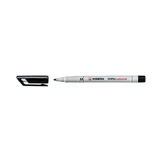 Stabilo OHPen, non permanent marker, medium 1.0 mm, zwart, per stuk