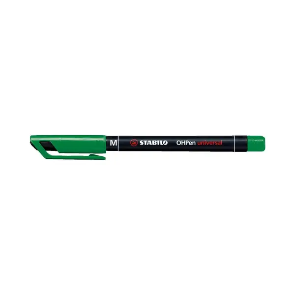 Stabilo OHPen, permanent marker, medium 1.0 mm, groen, per stuk thumbnail