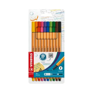 Stabilo Point 88 Fineliner Multi 10 Stück(e)