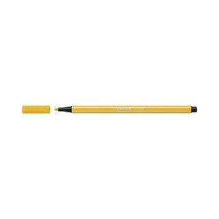 Stabilo Pen 68, premium viltstift, geel, per stuk