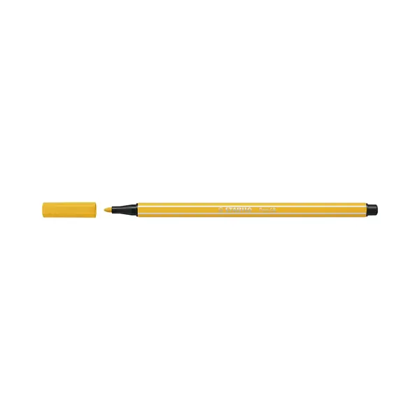 Stabilo Pen 68, premium viltstift, geel, per stuk thumbnail