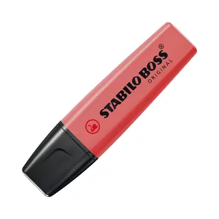 Stabilo Boss Original, markeerstift, rood, per stuk