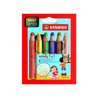Stabilo woody 3 in 1 Multi 6 pc(s)