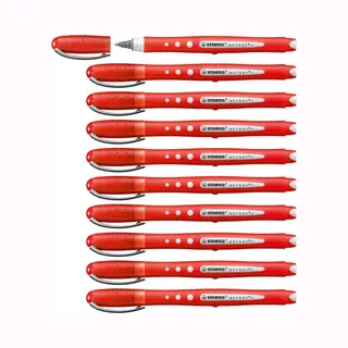 Stabilo worker+ colorful Stick pen Red 10 pc(s)