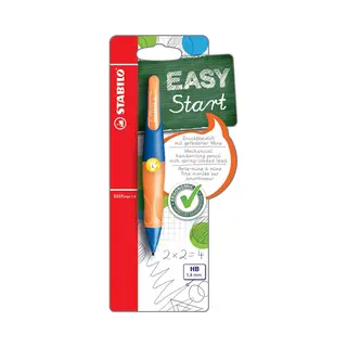Stabilo EASYergo Vulpotlood, 1, 4 Mm, Voor Linkshandigen, Blister Van 1 Stuk, Marine En Oranje 3 Stuks
