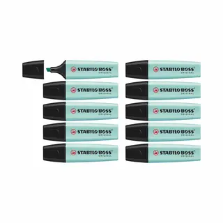 Stabilo Boss Original Pastel marker 1 pc(s) Chisel tip Turquoise