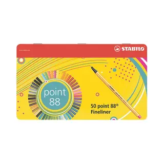 Stabilo Point 88 Fineliner Mehrfarbig 50 Stück(e)
