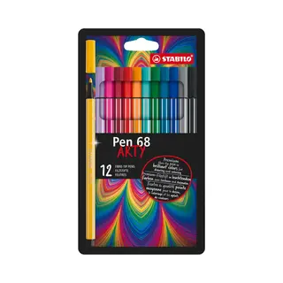 Stabilo Pen 68 Arty Filzstift Mehrfarbig 12 Stück(e)