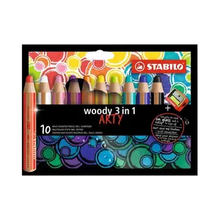 Stabilo woody 3 in 1 Multicolour 10 pc(s)