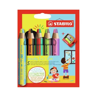 Stabilo woody 3 in 1 duo Mehrfarbig 5 Stück(e)