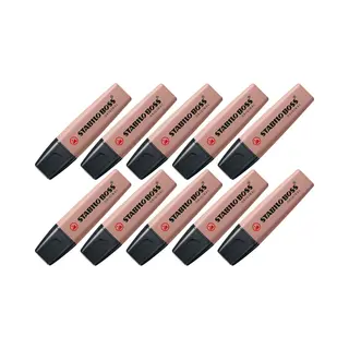 Stabilo Boss Original NatureColors marker 10 pc(s) Chisel tip Brown