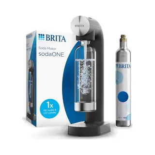 Brita sodaONE Zwart, Zilver