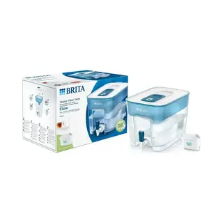 Brita Flow Basic Blue Mx Pro Spender-Wasserfilter 8,2 l Blau, Transparent