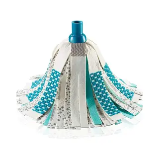 Leifheit 52066 Mop-Zubehör Mop Kopf Blau, Weiß